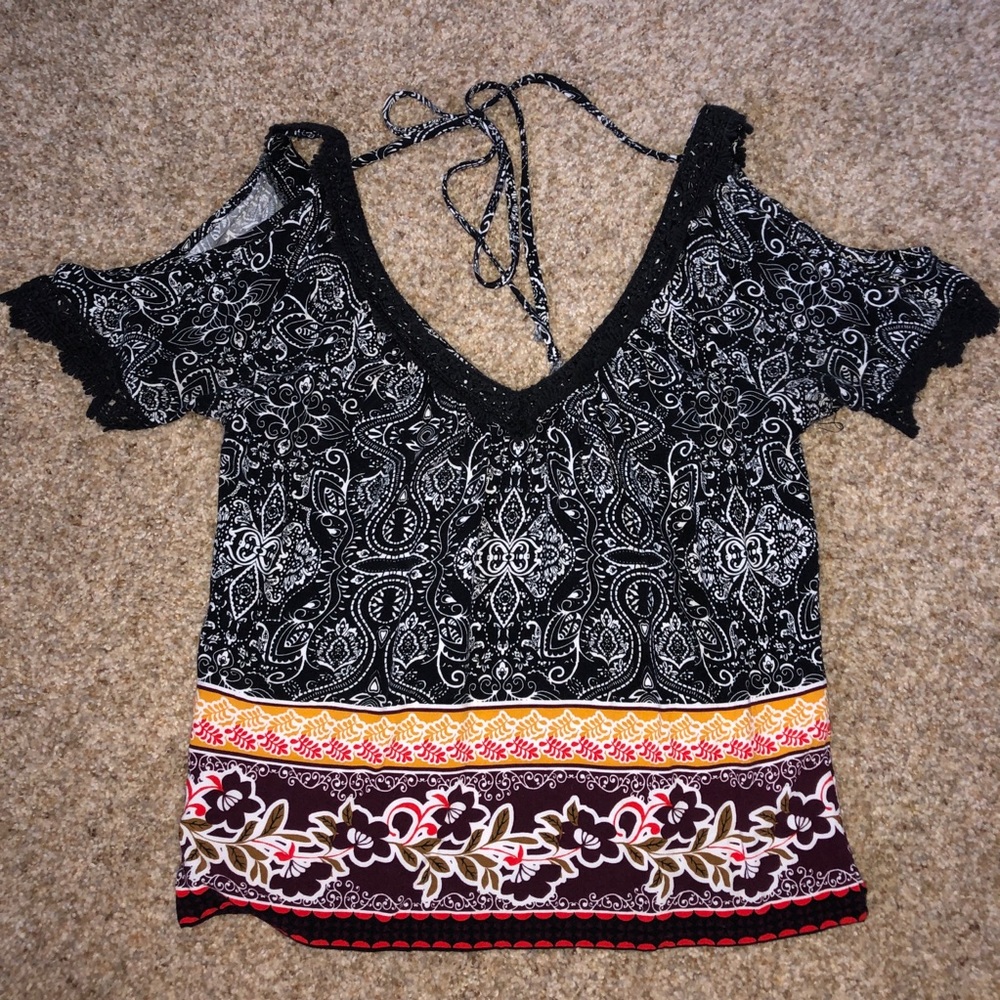 La Hearts Patterned Shirt